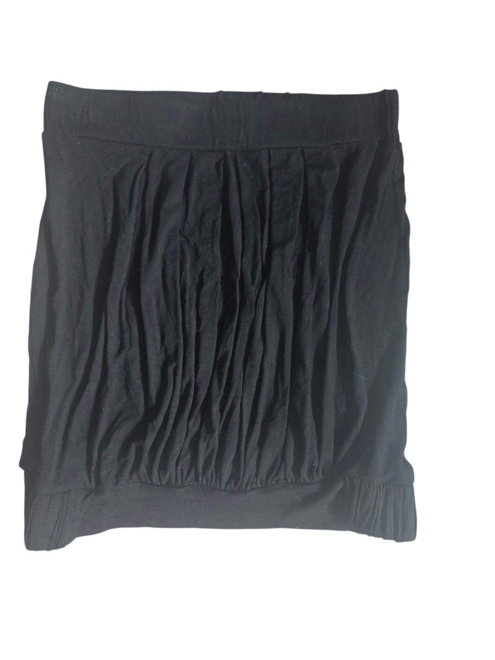 Y2K Maggie Yang Black Ruched Tube Top